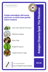 Kolajen Onarıcı İpek Yüz Maskesi (23ml)