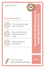 Limon Özlü Cilt Beyazlatıcı ve Nemlendirici Gece Kremi