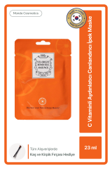 Yüz Maskesi C Vitaminli Aydınlatıcı Canlandırıcı Ipek Maske