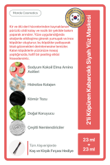 2'li Köpüren Kabarcıklı Yüz Temizleme Maskesi