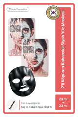 2'li Köpüren Kabarcıklı Yüz Temizleme Maskesi