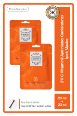 2'li C Vitaminli Aydınlatıcı Canlandırıcı Ipek Maske