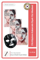 3'lü Köpüren Kabarcıklı Yüz Temizleme Maskesi